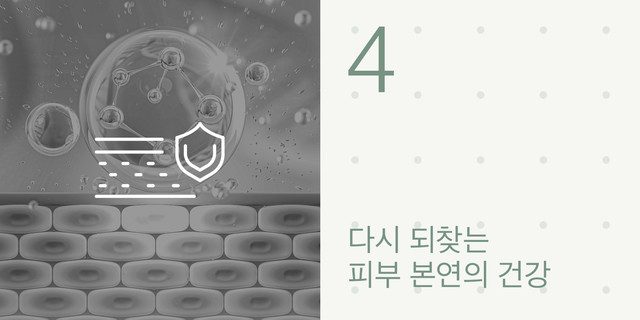 4. 다시 되찾는 피부 본연의 건강(피부 세포 일러스트 배경)