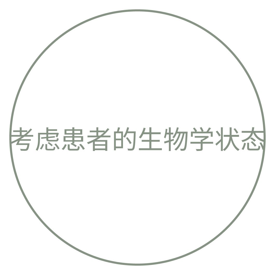 考虑患者的生物学状态