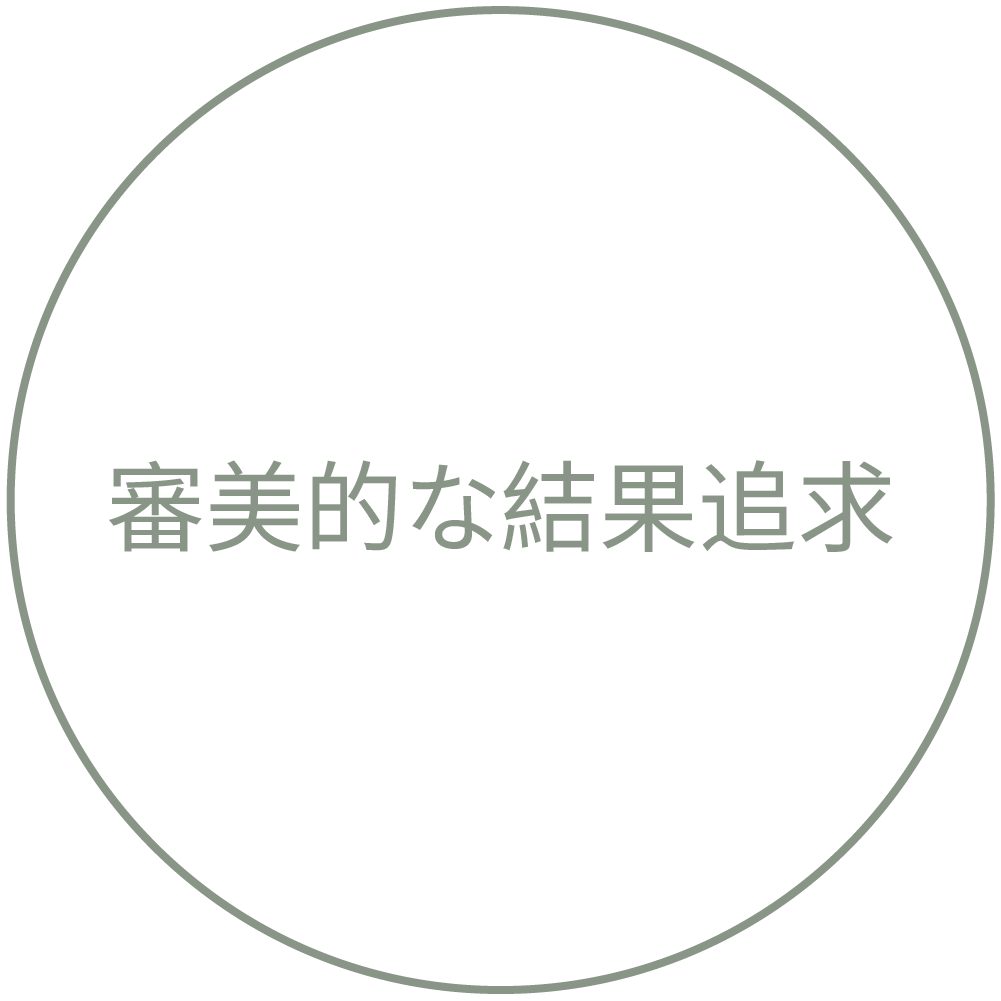 審美的な結果追求