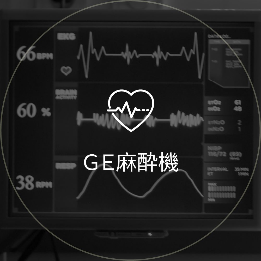 GE麻酔機アイコン: バイタルサインモニター画面