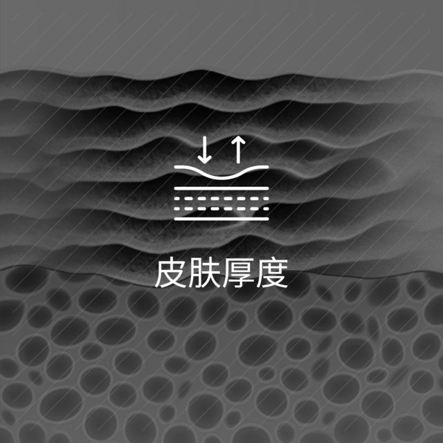 "皮肤厚度"文字图标图片