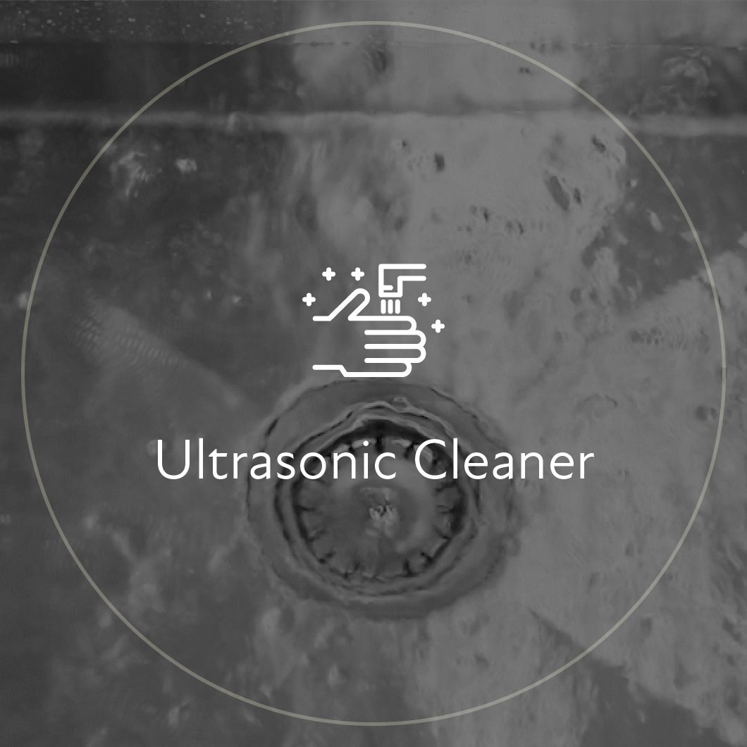 Ultrasonic Cleaner icon: close-up of a sink drain