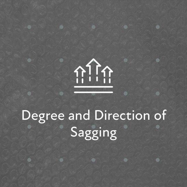 Degree and Direction of Sagging