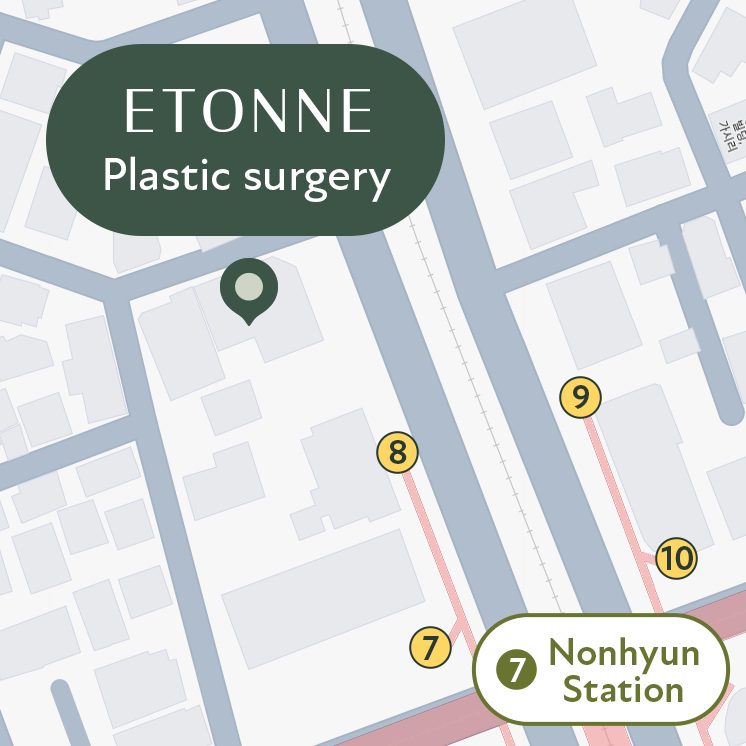 ETONNE整形外科医院 案内図