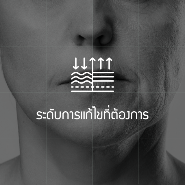 ระดับการแก้ไขที่ต้องการ (ไอคอนเกณฑ์วินิจฉัยเวชศาสตร์ชะลอวัย)